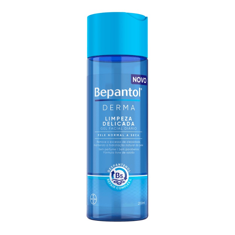 Bepantol Derma Gel De Limpeza Facial Limpeza Delicada 200ml