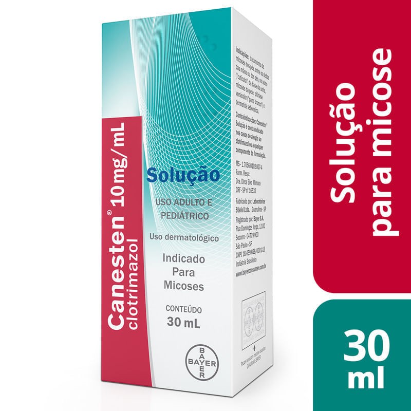 Canesten 10mg/ml Solucao Topica 30ml