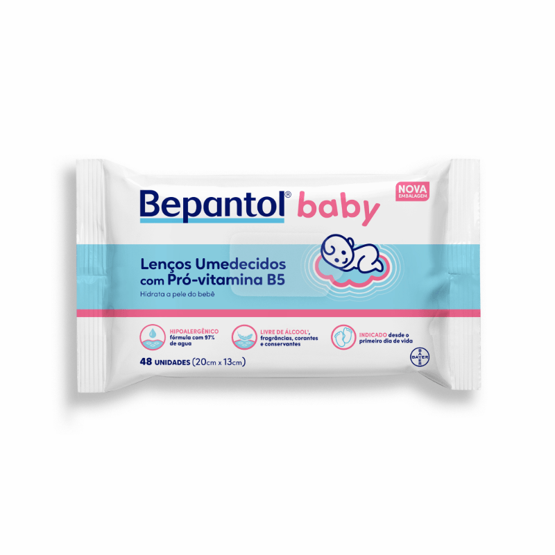 Bepantol Baby Lenco Umedecido Com 48 Un