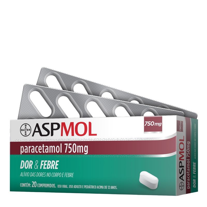 Aspmol 750mg c/20 Comprimidos