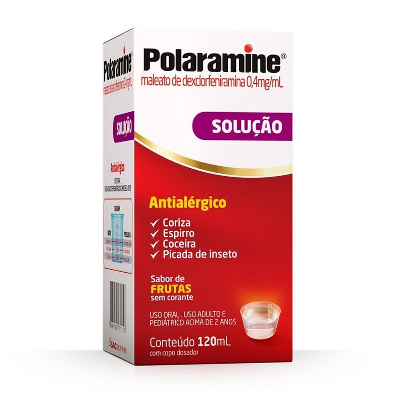 Polaramine Solucao 120ml