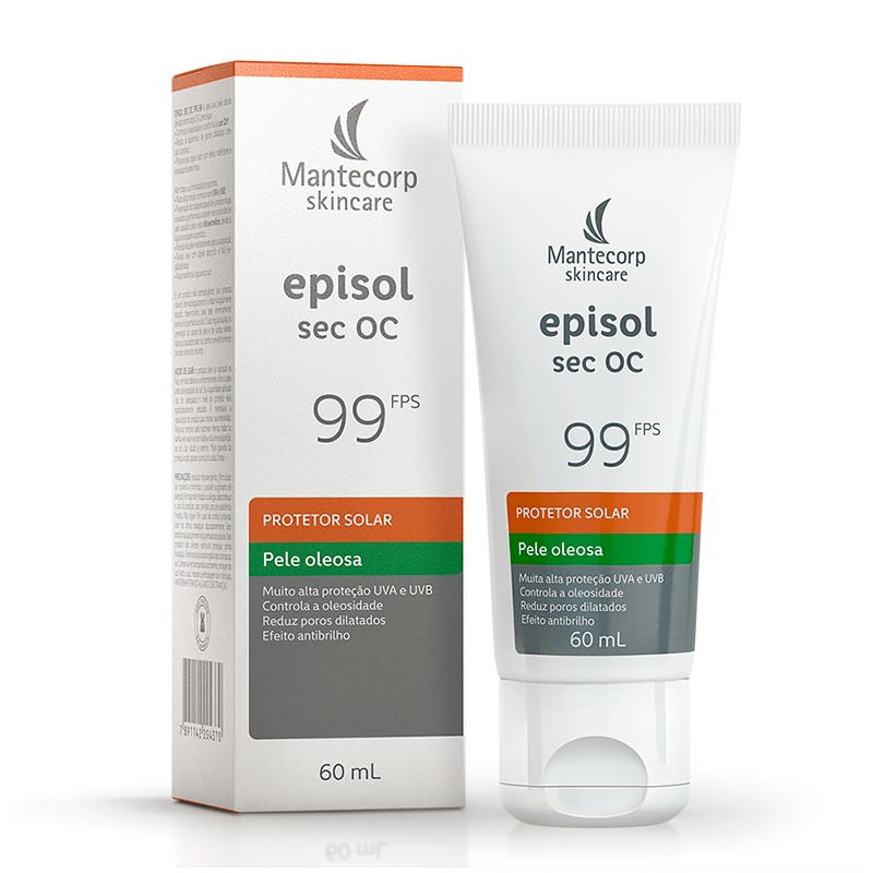 Episol Protetor Solar Facial Sec Oc Fps99 60g