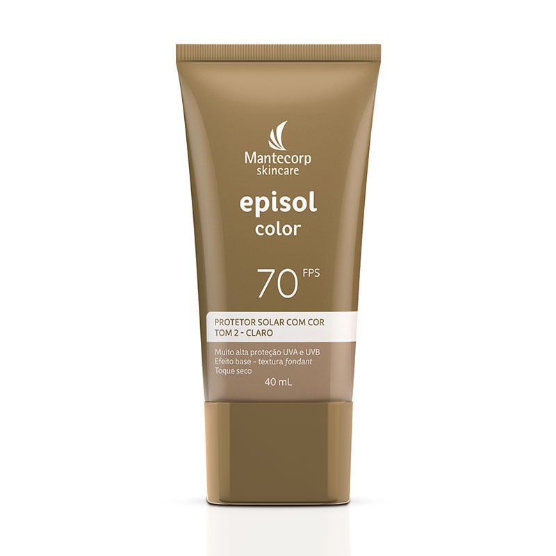 Episol Protetor Solar Cor 2 Clara Fps70 40ml