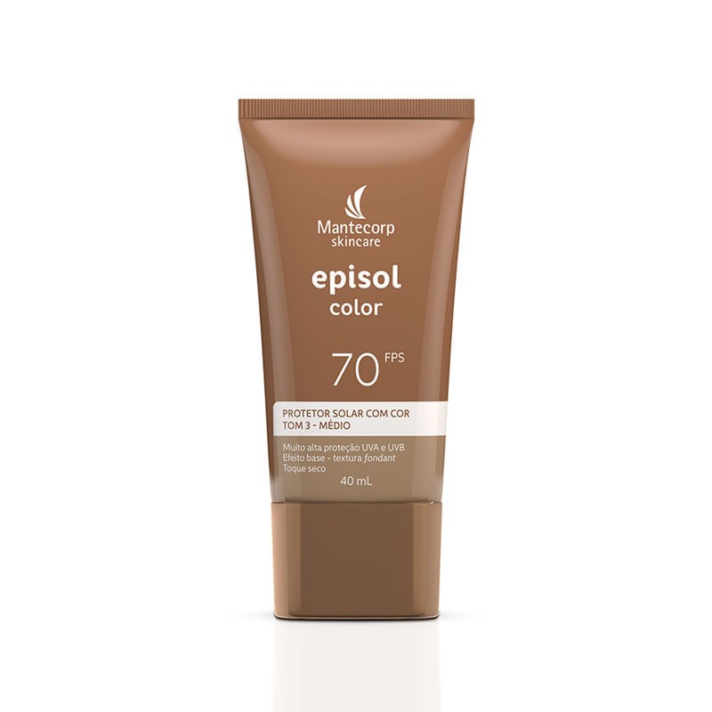 Episol Protetor Solar Cor 3 Medio Fps70 40ml