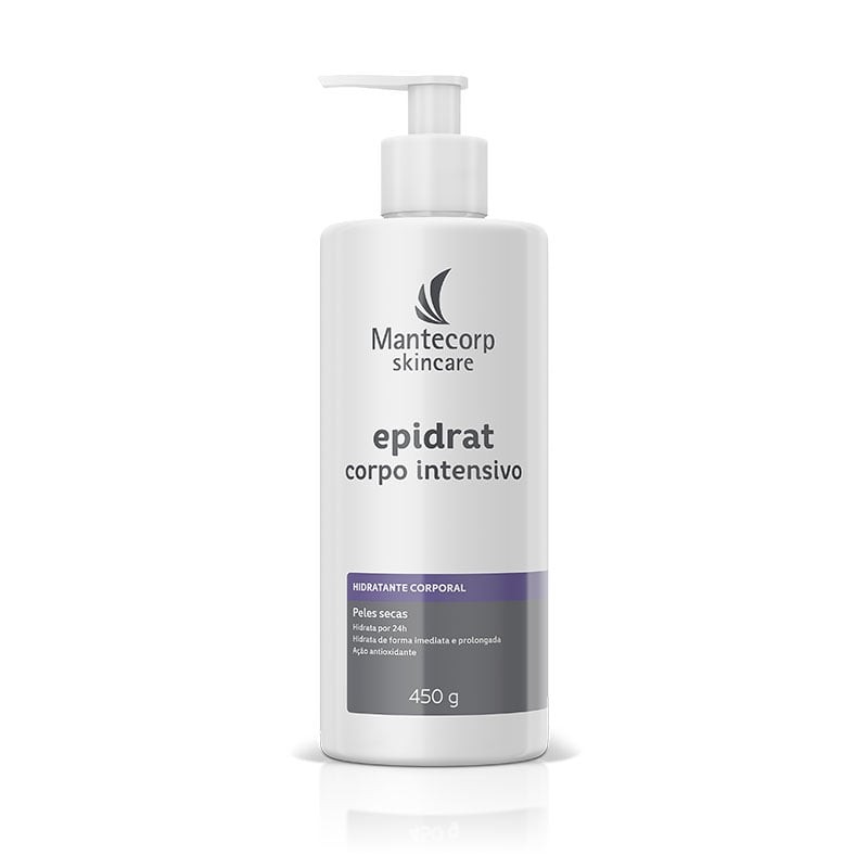 Hidratante Corporal Com Acido Hialuronico E Ceramidas Mantecorp Skincare Epidrat Corpo Intensivo Frasco 450ml