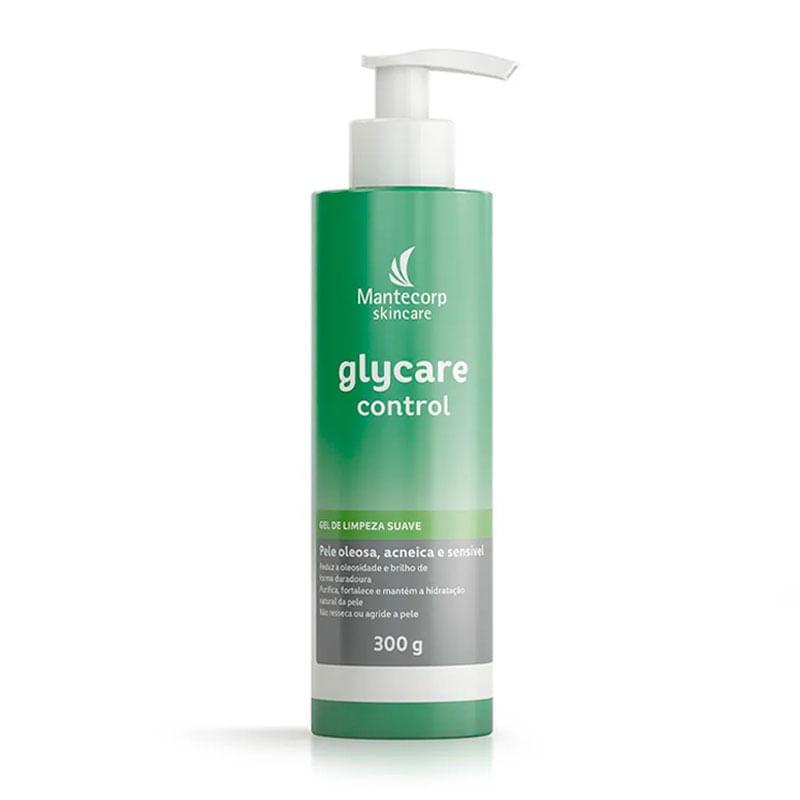 Gel De Limpeza Suave Mantecorp Skincare Glycare Control Frasco 300ml