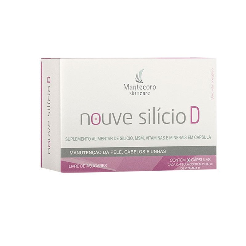 Suplemento Alimentar Zero Acucar Mantecorp Skincare Nouve Silicio D Caixa 30 Capsulas