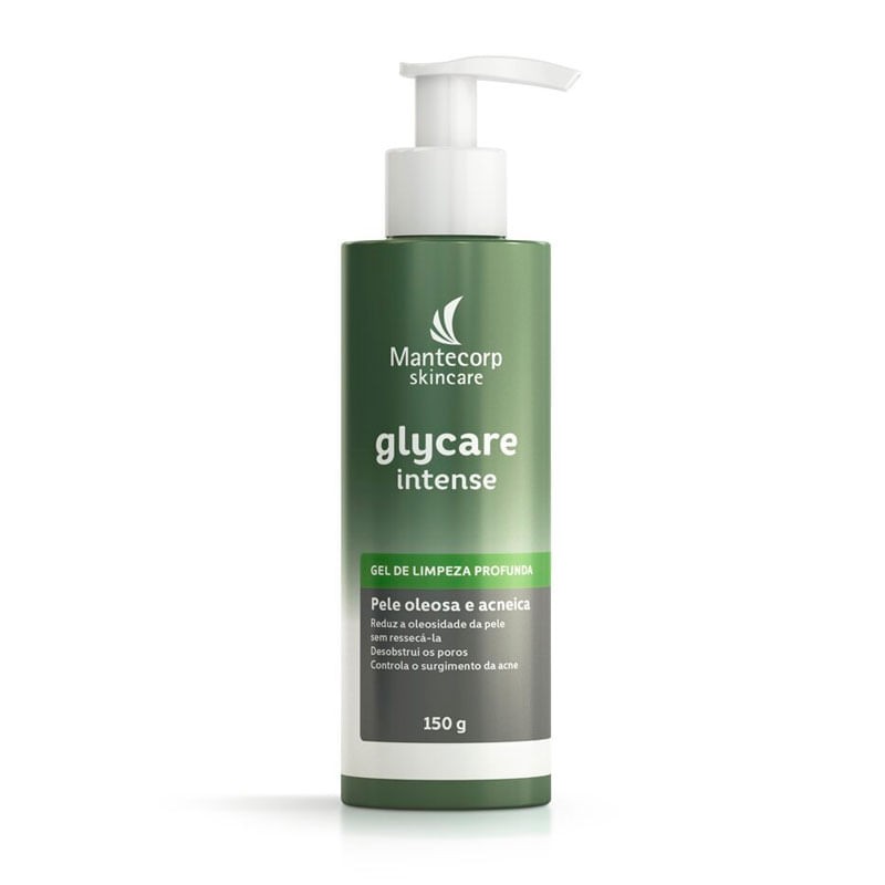 Gel De Limpeza Facial Profunda Mantecorp Skincare Glycare Intense Frasco 150g