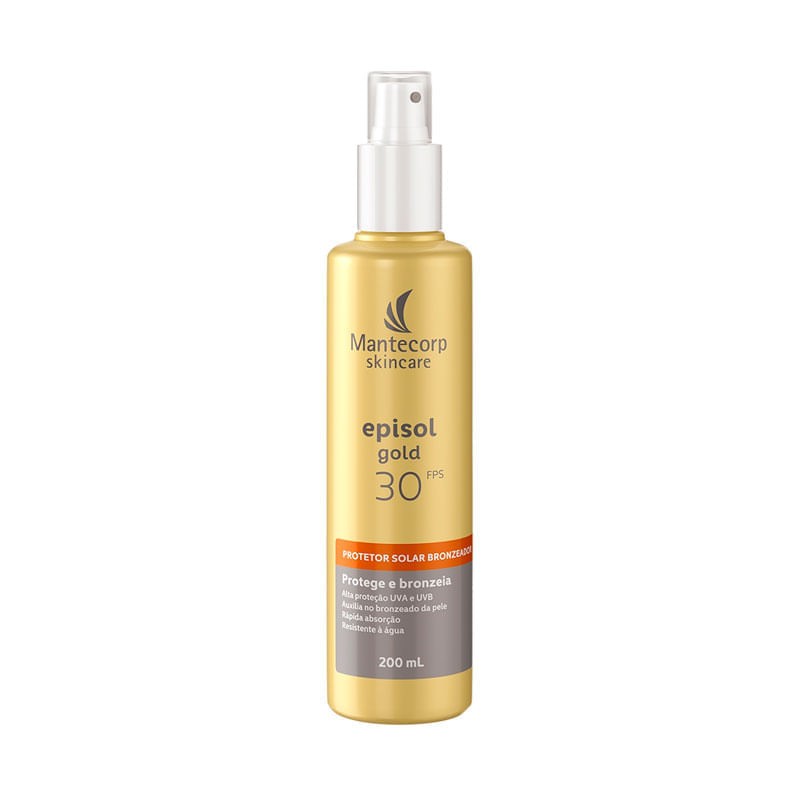 Episol Protetor Solar Bronzeador Gold Fps30 200ml