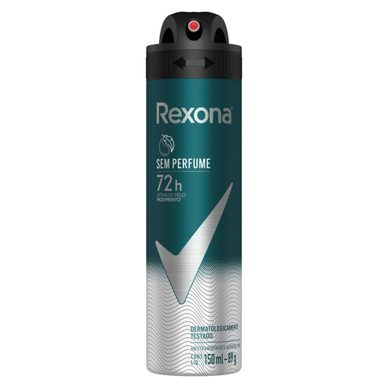 Rexona Men Aerossol Sem Perfume 150ml
