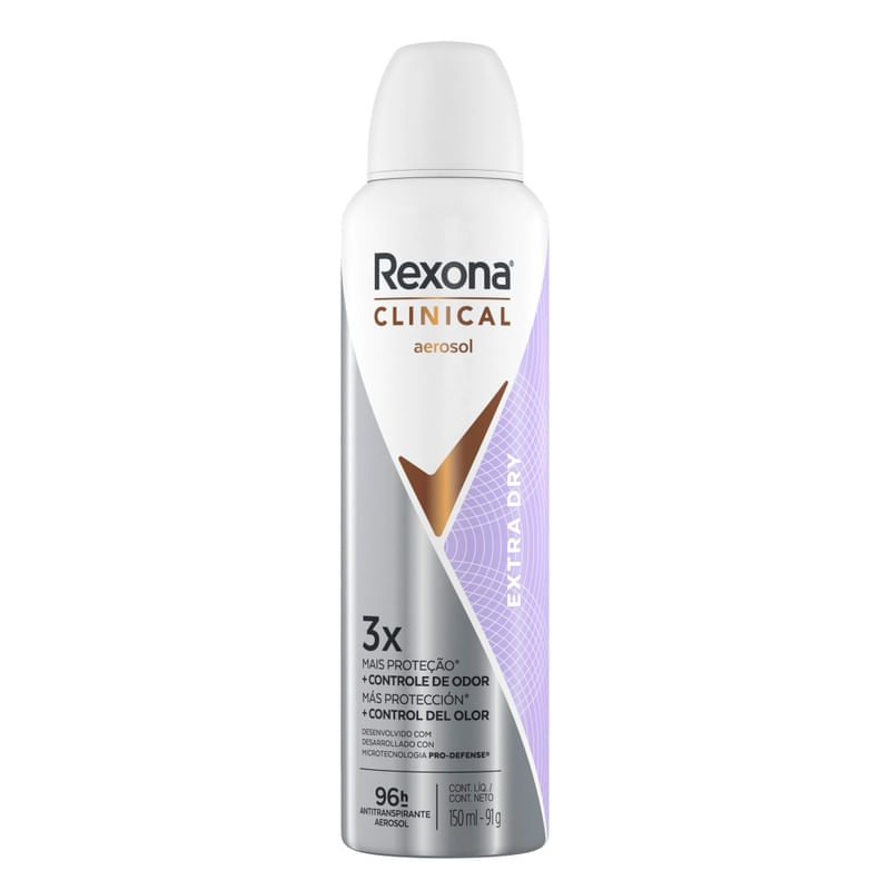 Rexona Aerossol Clinical Extra Dry150ml