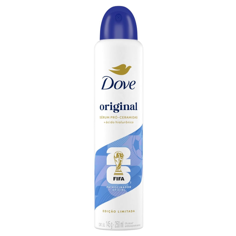 Dove Aerossol Feminino Original 145g 250ml