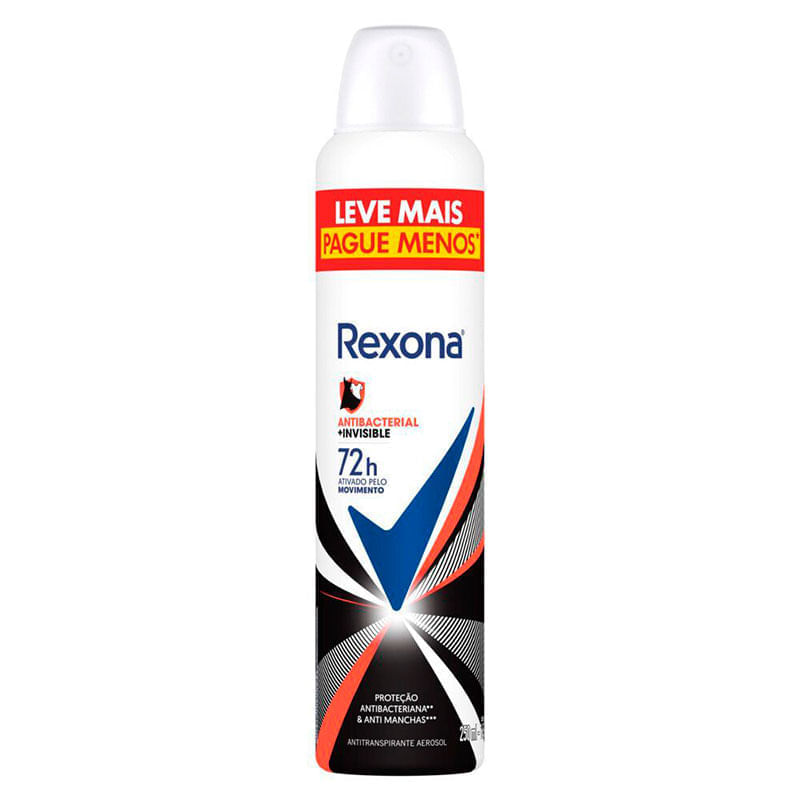 Rexona 250ml Aerossol Antibac Inv
