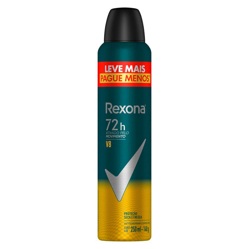 Rexona 250ml Aerossol Men V8