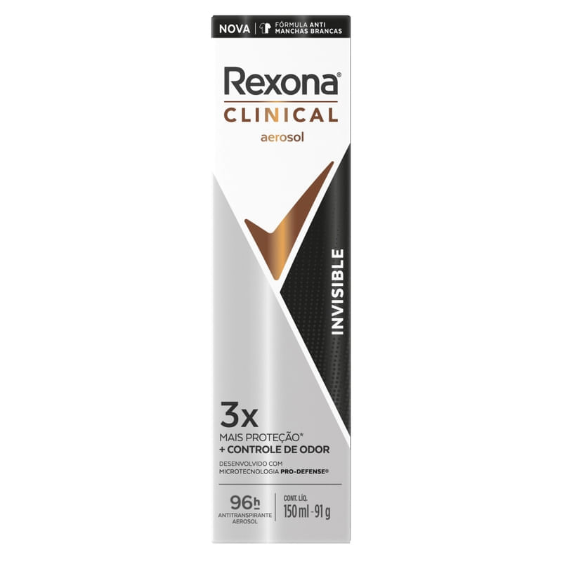 Rexona Aerossol Clinical Inv 91g