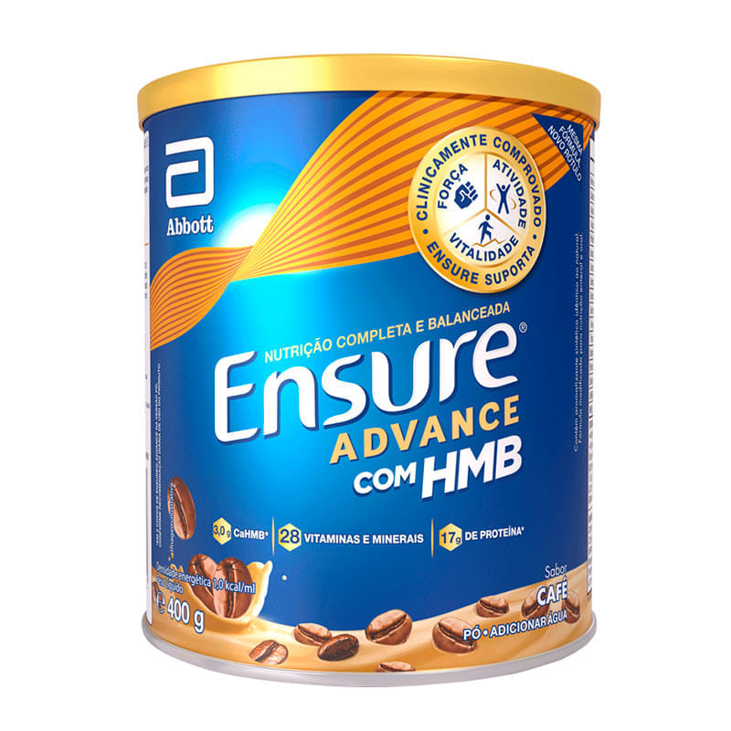 Suplemento Nutricional Em Pó Ensure Advance Cafe 400g