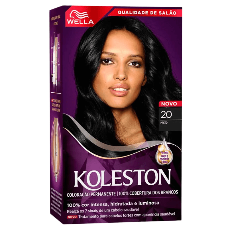Tintura Capilar Koleston Cor Preto 20 Wella