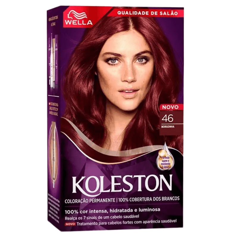Tintura Capilar Koleston Cor Borgonha 46 Wella
