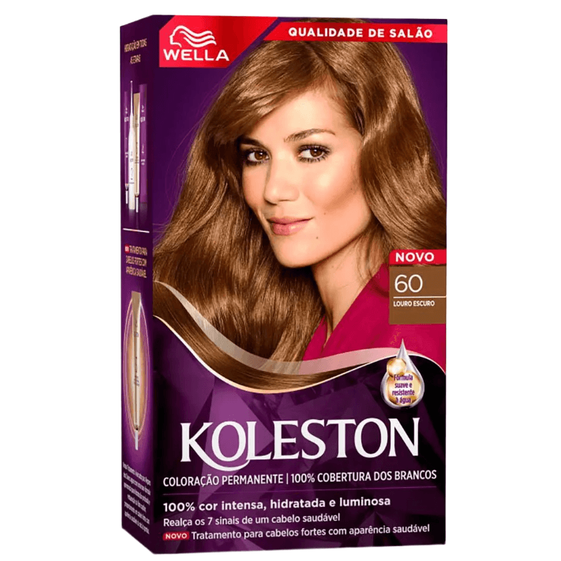 Tintura Capilar Koleston Cor Louro Escuro 60 Wella