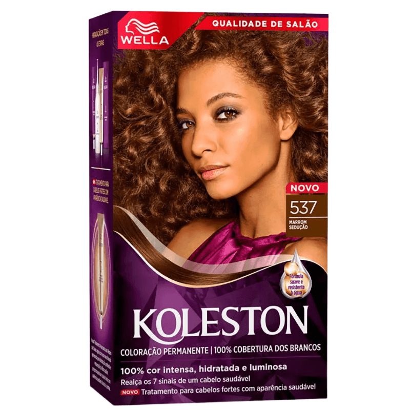 Tintura Capilar Koleston Cor Marro Seducao 537 Wella