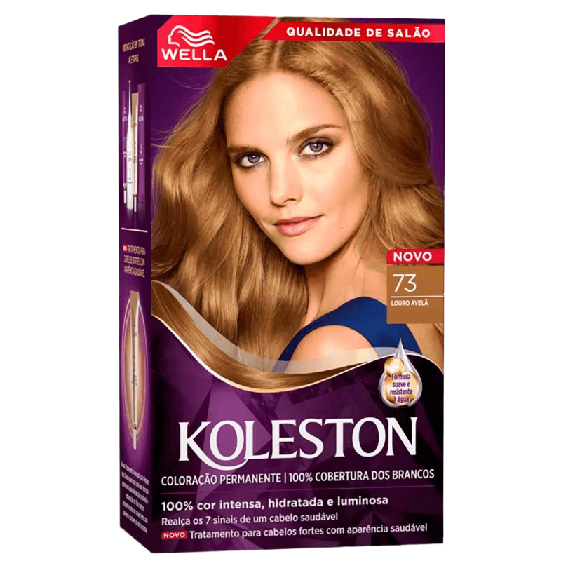Tintura Capilar Koleston Cor Louro Avela 73 Wella