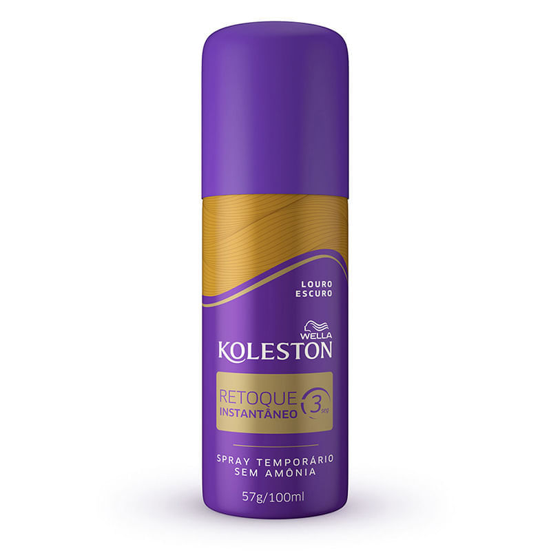 Retoque Instantaneo Spray Koleston Cor Louro Escuro