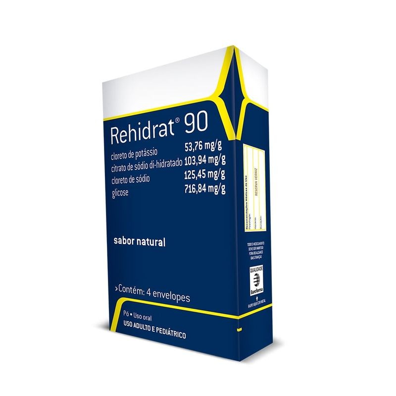 Rehidrat 90 Natural c/4 Efervescentes