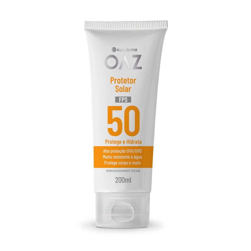 OAZ Protetor Solar 50 FPS 200ml Embalagem Regular