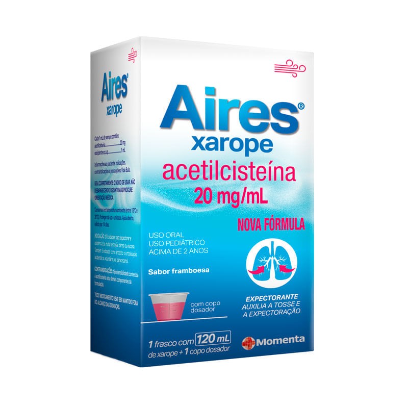 Aires Acetilcisteína 20mg Xarope 120ml