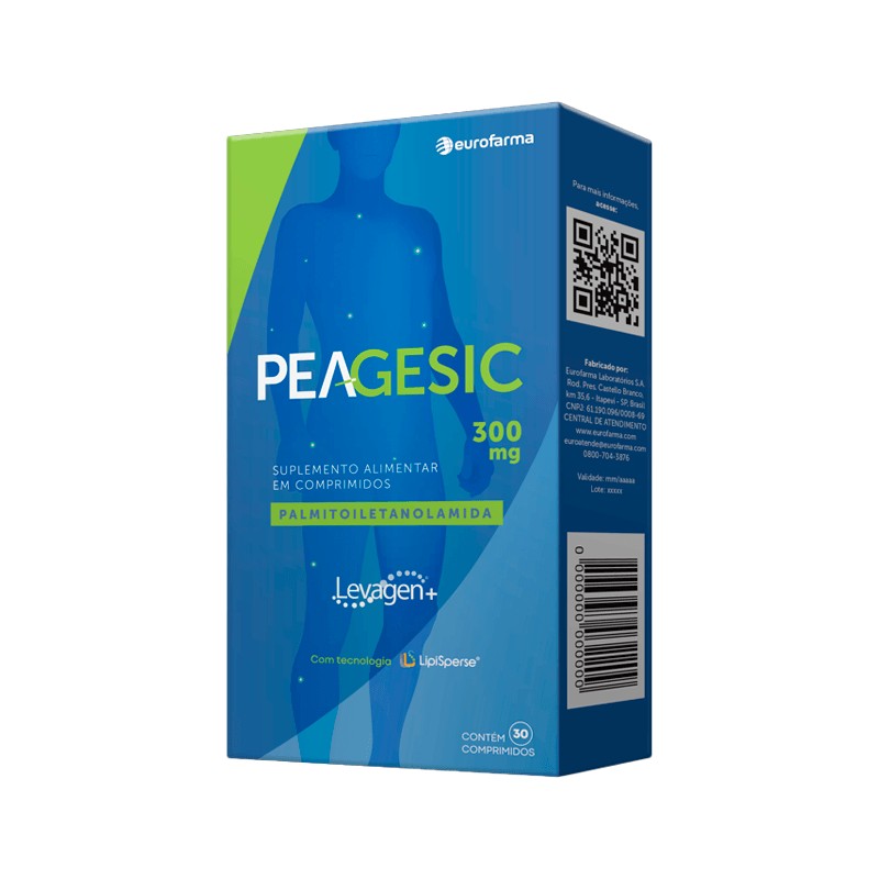 Peagesic Palmitoiletanolamida 300mg 30 Comprimidos
