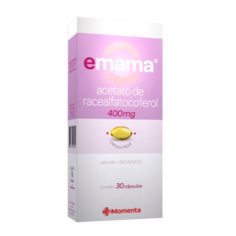 Emama Vitamina E 400mg c/30 Capsulas
