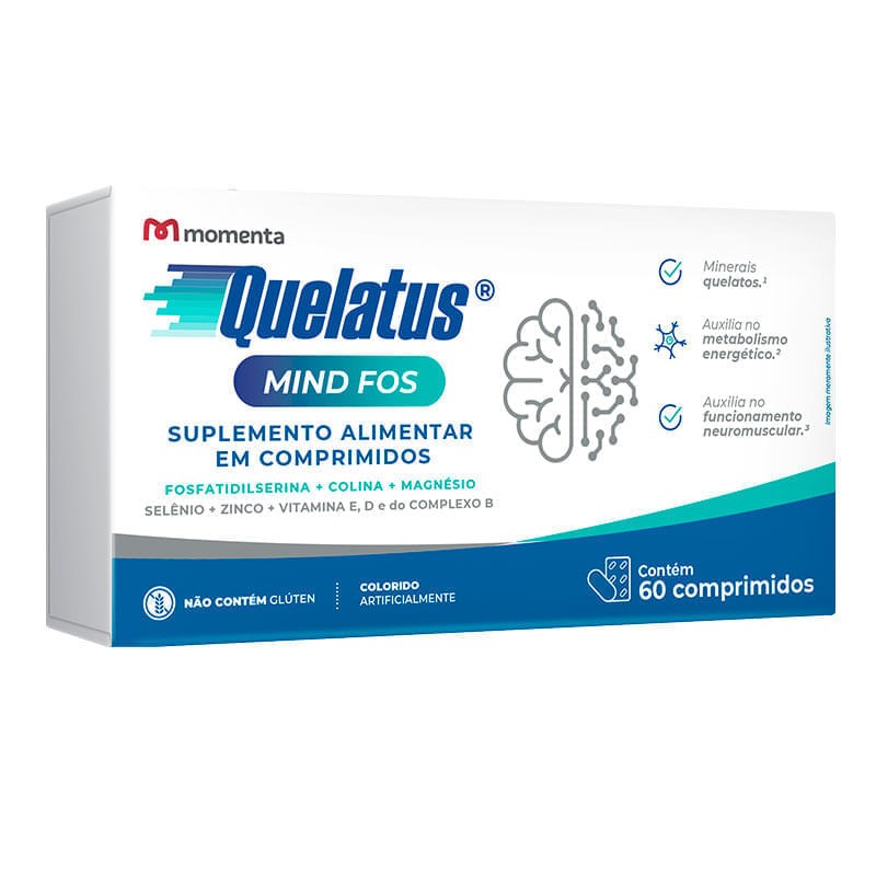 Quelatus Mind Fos c/60 Comprimidos