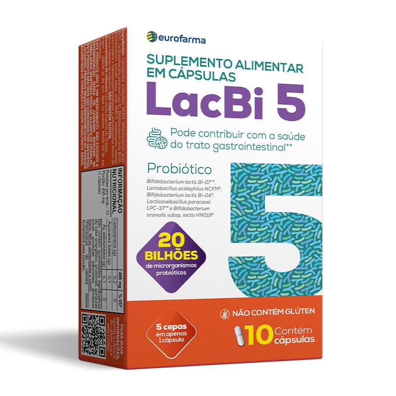 Lacbi 5 c/10 Capsulas