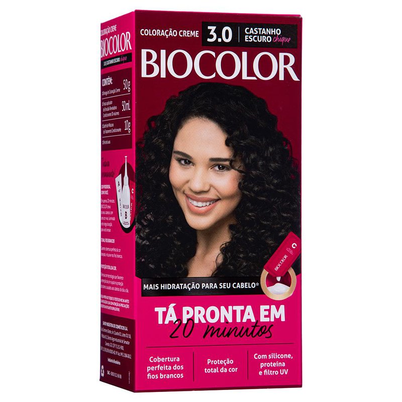 Tintura Biocolor 3.0 Castanho Escuro