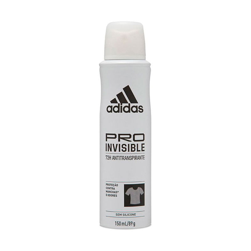 Desodorante Adidas Aerosol Invisible Feminino 150ml