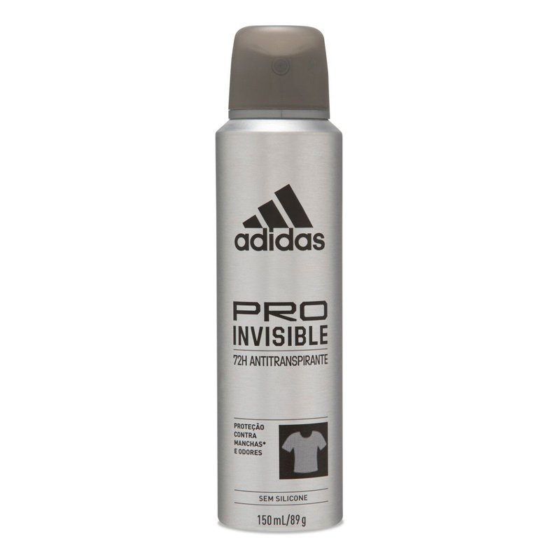 Desodorante Adidas Aerosol Pro Invisible Masculino 150ml