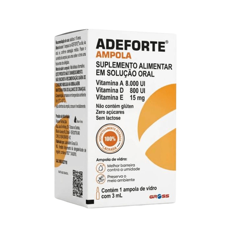 Adeforte 8.000UI c/1 Ampola 3ml