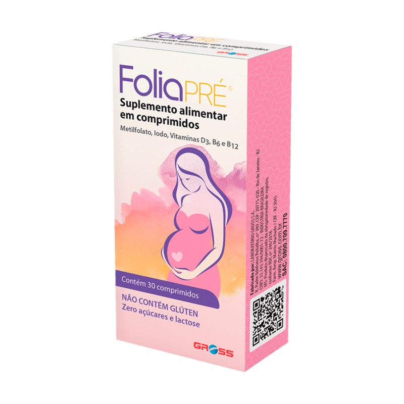 Folia Pre c/30 Comprimidos