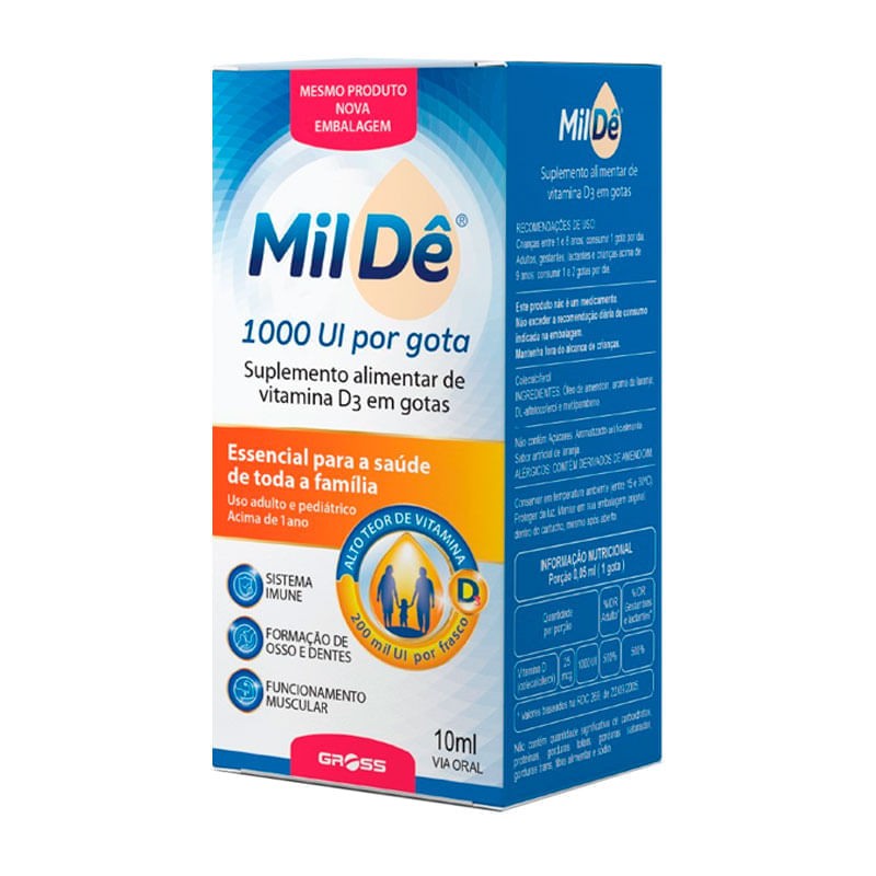 Milde 1.000UI Gotas 10ml