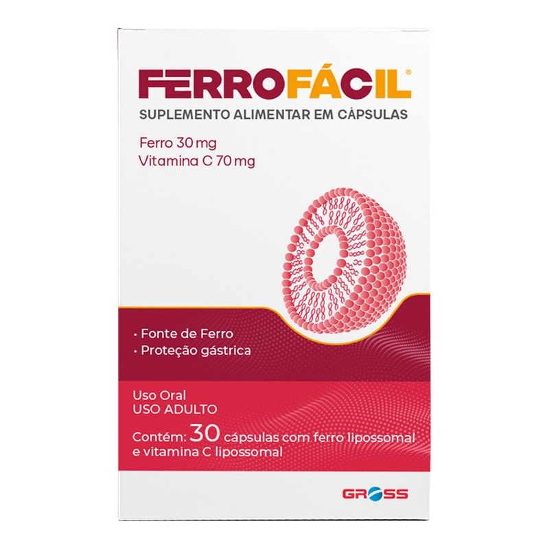 Ferro Facil c/30 Capsulas