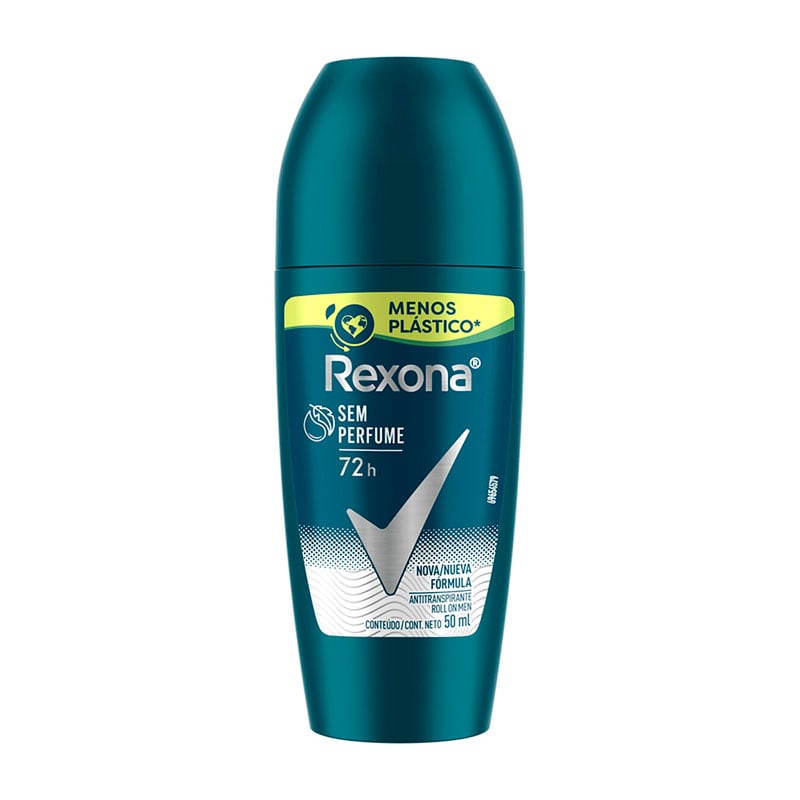 Rexona Men Roll-on Sem Perfume