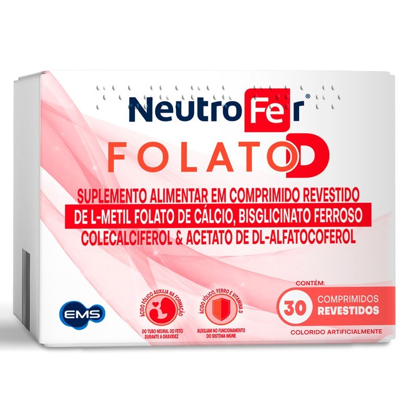 Neutrofer Folato D c/30 Comprimidos