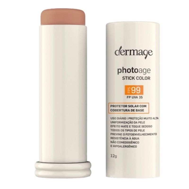 Photoage Stick Protetor Solar Com Cobertura De Base Cor D Fps99 Dermage 16g