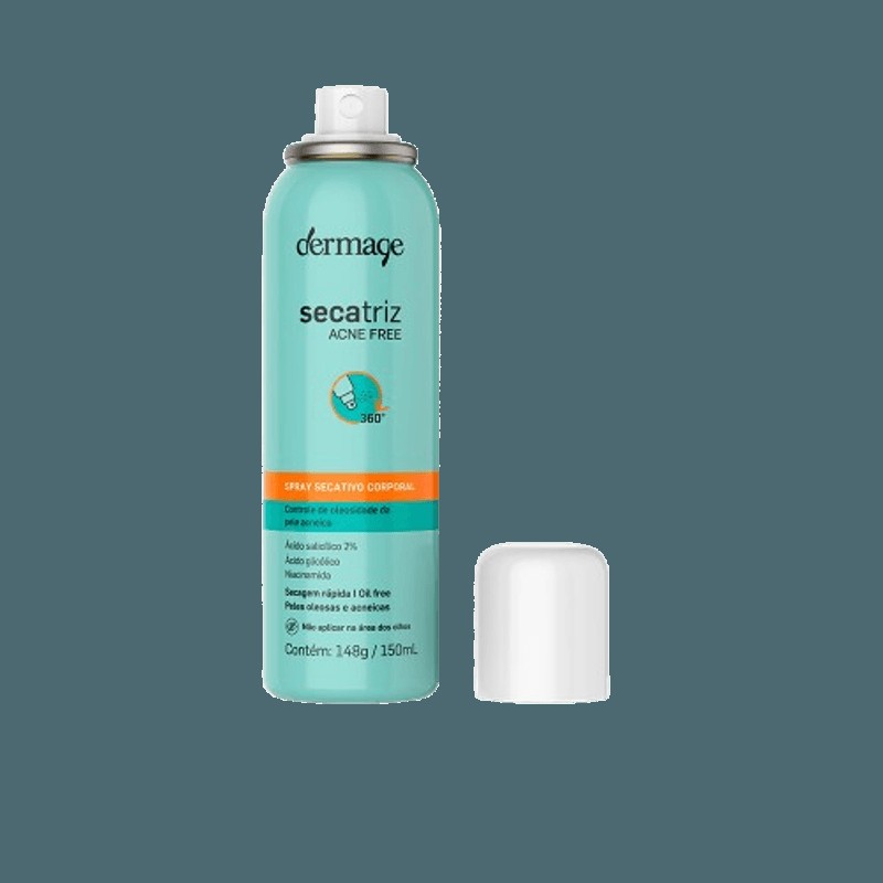Secatriz Acne Free Spray Corporal Dermage 148g/150ml