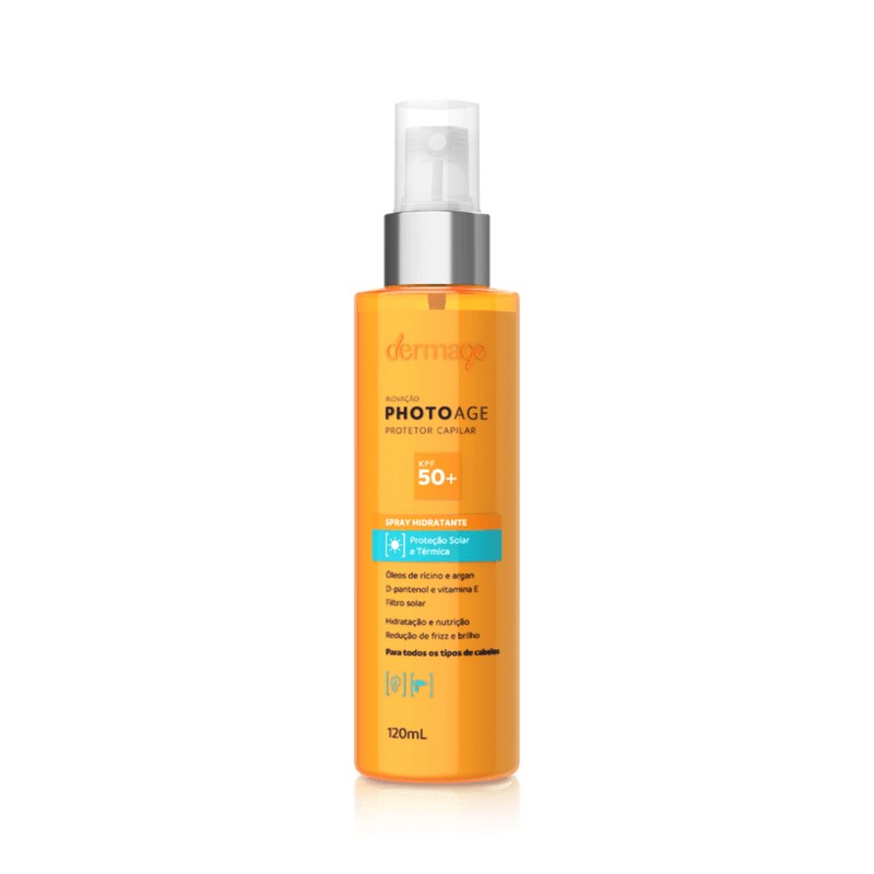 Photoage Protetor Capilar Spray Hidratante Kpf50+ Dermage 120ml