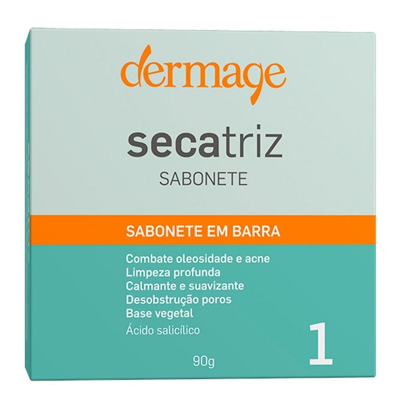 Secatriz Sabonete Em Barra Antioleosidade Dermage 90g