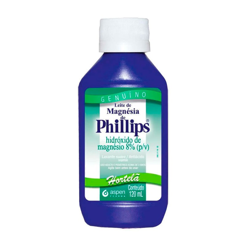 Leite Magnesia Phillips Hortela 120ml