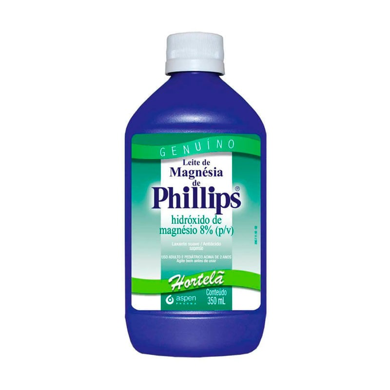 Leite Magnesia Phillips Hortela 350ml