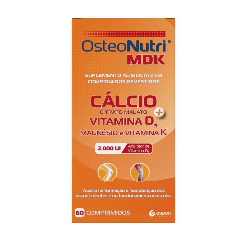 Osteonutri Mdk 2.000UI c/60 Comprimidos