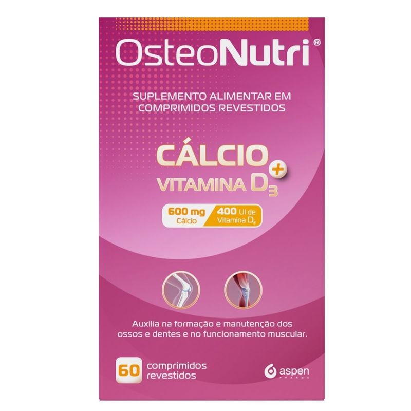 Osteonutri Mulher 600mg c/60 Comprimidos Revestidos